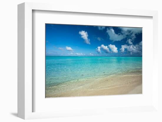 Clouds over the Pacific Ocean, Bora Bora, Society Islands, French Polynesia-null-Framed Photographic Print