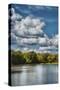 Clouds over the River Cove-Jai Johnson-Stretched Canvas