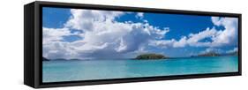 Clouds over the Sea, Cinnamon Bay, St. John, Us Virgin Islands-null-Framed Stretched Canvas