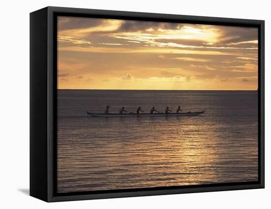 Clouds over the Sea During Sunset-null-Framed Stretched Canvas