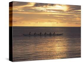 Clouds over the Sea During Sunset-null-Stretched Canvas