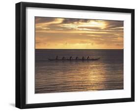 Clouds over the Sea During Sunset-null-Framed Photographic Print