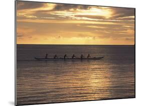 Clouds over the Sea During Sunset-null-Mounted Photographic Print