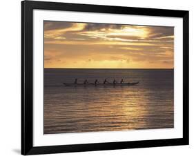 Clouds over the Sea During Sunset-null-Framed Photographic Print