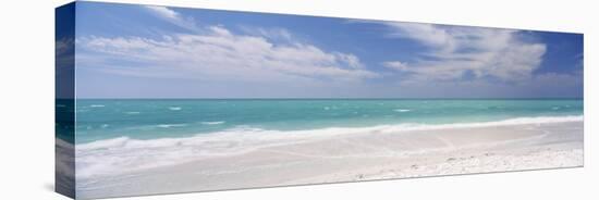 Clouds over the Sea, Lido Beach, St. Armands Key, Gulf of Mexico, Florida, USA-null-Stretched Canvas