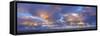 Clouds over the sea, South Africa-Panoramic Images-Framed Stretched Canvas