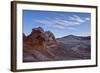 Clouds over White and Salmon Sandstone, White Pocket, Vermilion Cliffs National Monument-James Hager-Framed Photographic Print