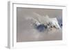 Clouds Part During Winter Storm In The Cascades Of Washington-Jay Goodrich-Framed Photographic Print