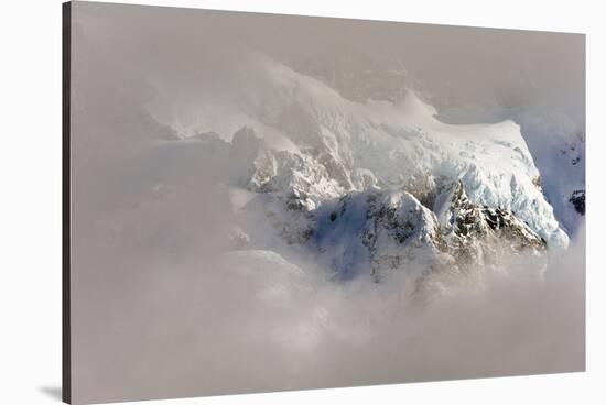 Clouds Part During Winter Storm In The Cascades Of Washington-Jay Goodrich-Stretched Canvas