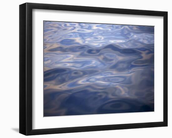 Clouds Reflected in Calm Water, Arctic, Polar Regions-Dominic Harcourt-webster-Framed Photographic Print