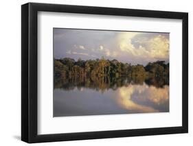 Clouds Reflected in the Sepik River, Papua New Guinea-Sybil Sassoon-Framed Photographic Print