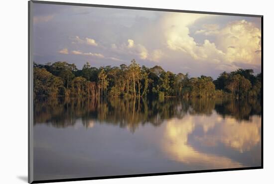 Clouds Reflected in the Sepik River, Papua New Guinea-Sybil Sassoon-Mounted Photographic Print