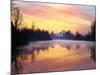 Clouds Reflected in the Whitaker Pond at Sunrise, Oregon, USA-Jaynes Gallery-Mounted Photographic Print