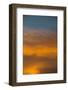 Clouds Reflecting the Sunset Colors Against the Blue Twilight Sky-Sheila Haddad-Framed Photographic Print