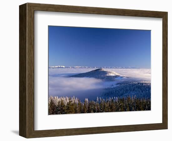 Clouds Settling Over Glacier-Richard Hamilton Smith-Framed Photographic Print