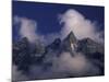 Clouds Swirl Around Mera Mountain, Nepal-Merrill Images-Mounted Photographic Print