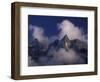 Clouds Swirl Around Mera Mountain, Nepal-Merrill Images-Framed Photographic Print