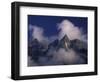 Clouds Swirl Around Mera Mountain, Nepal-Merrill Images-Framed Photographic Print