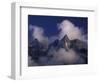 Clouds Swirl Around Mera Mountain, Nepal-Merrill Images-Framed Photographic Print