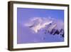 Clouds Wrapped Summit of Mount Rainier, Mt Rainier National Park, Washington, USA-Paul Souders-Framed Photographic Print