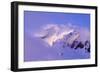 Clouds Wrapped Summit of Mount Rainier, Mt Rainier National Park, Washington, USA-Paul Souders-Framed Photographic Print