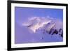 Clouds Wrapped Summit of Mount Rainier, Mt Rainier National Park, Washington, USA-Paul Souders-Framed Photographic Print