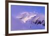 Clouds Wrapped Summit of Mount Rainier, Mt Rainier National Park, Washington, USA-Paul Souders-Framed Photographic Print