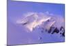 Clouds Wrapped Summit of Mount Rainier, Mt Rainier National Park, Washington, USA-Paul Souders-Mounted Photographic Print