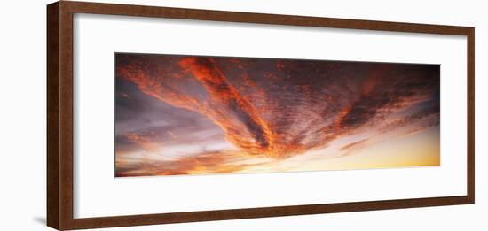 Clouds-Panoramic Images-Framed Photographic Print