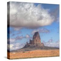 Cloudscape at Mount Agathla, Monument Valley, Arizona-Vincent James-Stretched Canvas