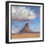 Cloudscape at Mount Agathla, Monument Valley, Arizona-Vincent James-Framed Photographic Print