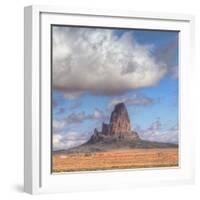 Cloudscape at Mount Agathla, Monument Valley, Arizona-Vincent James-Framed Photographic Print