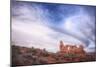 Cloudscape at Turret Arch, Arches National Park-Vincent James-Mounted Photographic Print