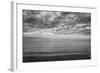 Cloudscape Over Sea B&W-Anthony Paladino-Framed Giclee Print