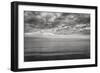 Cloudscape Over Sea B&W-Anthony Paladino-Framed Giclee Print