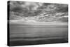 Cloudscape Over Sea B&W-Anthony Paladino-Stretched Canvas