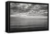 Cloudscape Over Sea B&W-Anthony Paladino-Framed Stretched Canvas