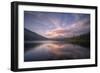 Cloudscape Reflection at Trillium Lake, Oregon-Vincent James-Framed Photographic Print