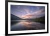 Cloudscape Reflection at Trillium Lake, Oregon-Vincent James-Framed Photographic Print