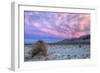 Cloudscape Sunset at Devil's Cornfield, Death Valley-Vincent James-Framed Photographic Print