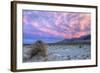 Cloudscape Sunset at Devil's Cornfield, Death Valley-Vincent James-Framed Photographic Print