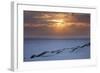 Cloudy atmosphere at the sea, Amrum, Schleswig-Holstein, Germany-null-Framed Art Print