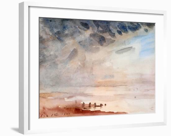 Cloudy Day, Whitstable, 1931-Philip Wilson Steer-Framed Giclee Print