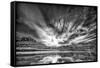 Cloudy Evening on the Colorado River-Dean Fikar-Framed Stretched Canvas