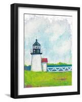 Cloudy Light I Green-Melissa Averinos-Framed Art Print