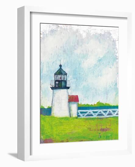 Cloudy Light I Green-Melissa Averinos-Framed Art Print