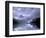 Cloudy Morning on Lake Crescent, Olympic National Park, Washington, USA-Inger Hogstrom-Framed Photographic Print