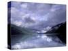 Cloudy Morning on Lake Crescent, Olympic National Park, Washington, USA-Inger Hogstrom-Stretched Canvas
