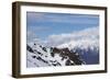 Cloudy Mountain Landscape of Krasnaya Polyana, Sochi, Russia-wasja-Framed Premium Photographic Print