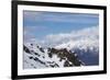 Cloudy Mountain Landscape of Krasnaya Polyana, Sochi, Russia-wasja-Framed Photographic Print